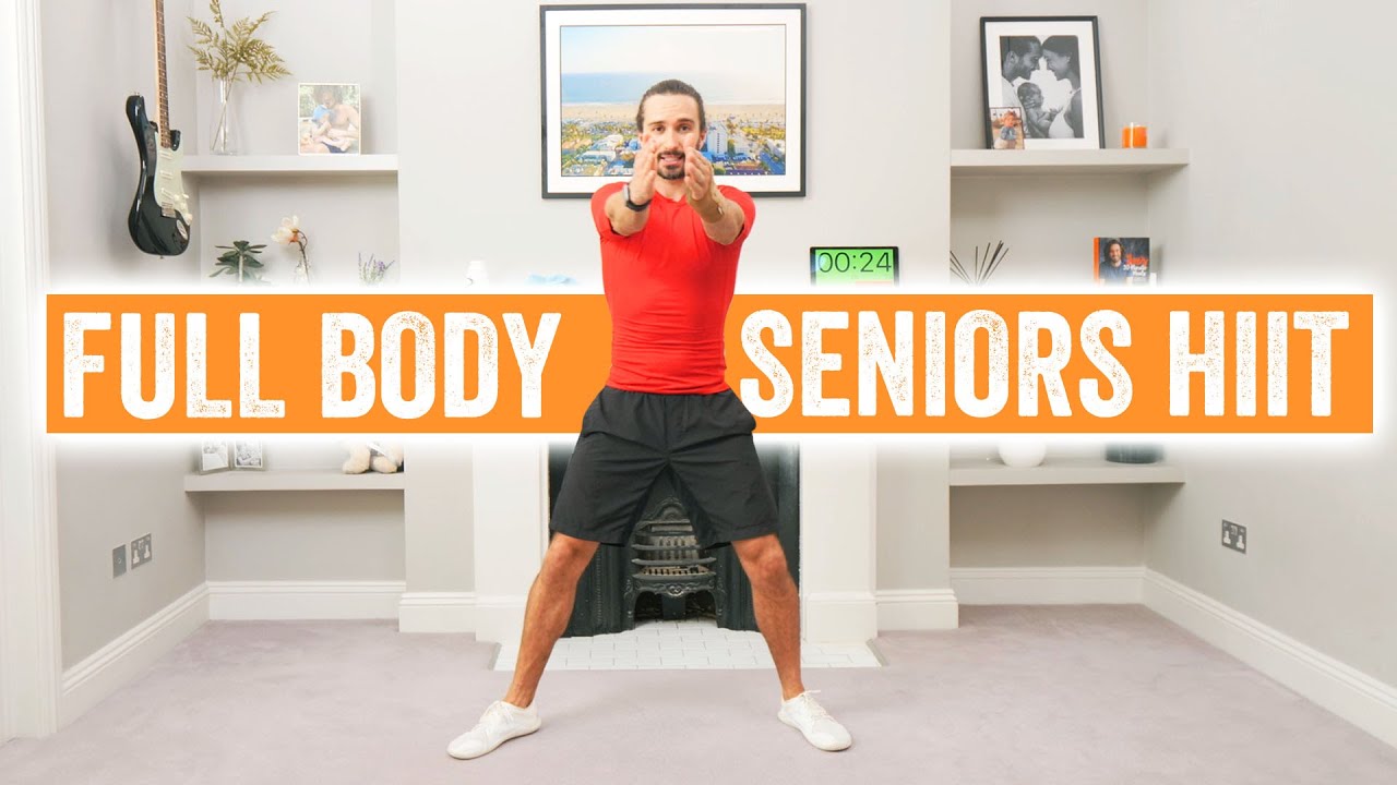 Full Body Home Workout For Seniors | 10 Minutes | The Body Coach TV - YouTube