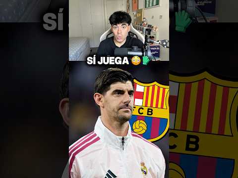Courtois sí jugará el clásico #courtois #elclasico #realmadrid #futbol #fcbarcelona *publi