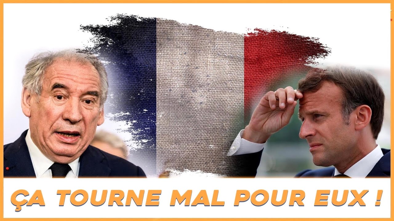 Bayrou s’effondre : très gros problème pour Macron !
