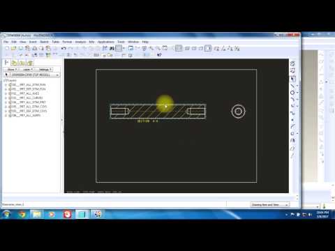 how to use half section view in proe wildfire 4 0