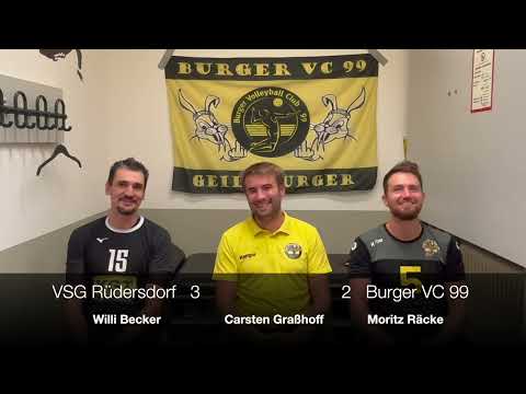 Pressekonferenz VSG Rüdersdorf - Burger VC 99