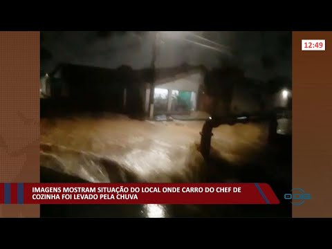 Imagens mostram situação de local onde carro de Chef de cozinha foi arrastado 05 01 2022