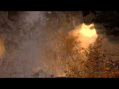 Ambience of Skyrim II - Ebongrove Waterfall II (With music) High Quality (1440p 60 fps)