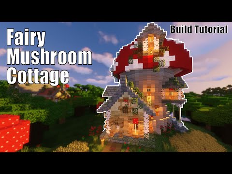 Secrets of the Enchanted Mushroom Cottage | Minecraft Build