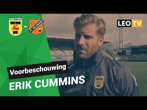 Voorbeschouwing SC Cambuur - FC Volendam: Erik Cummins