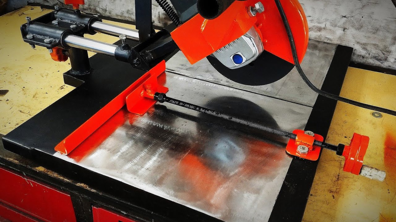 Making sliding angle grinder stand