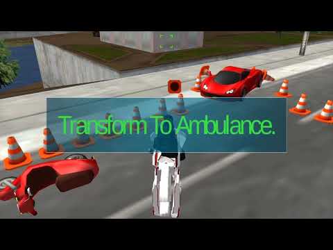 US Ambulance Transform Robot Rescue Dog | New Robot game 2018