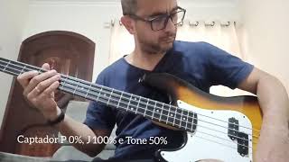 Video thumbnail for Teste baixo Washburn Lion Series ano 1996. by Anderson Sales