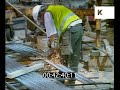 1990s London UK Jubilee Line Construction Works Tube Underground