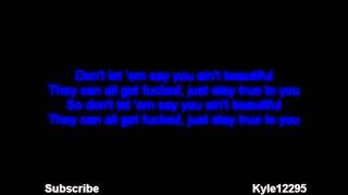 Eminem - Beautiful [LYRICS] [HD] [MP3 DOWNLOAD]