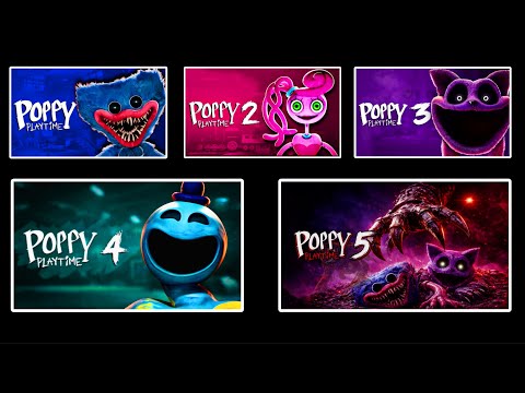 Poppy Playtime Chapter 1, 2, 3, 4 & 5 Full Gameplay Walkthrough (All Endings) No Commentary 4K
