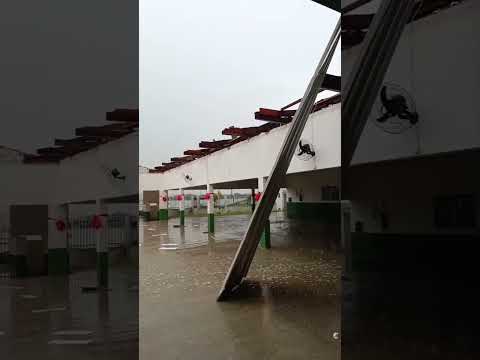 Vendaval provoca destruição em vários pontos de Matupá na noite de ontem