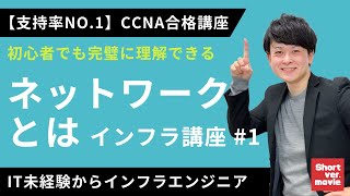 【CCNA合格講座】「ネットワーク」とは？を解決する初心者入門講座【インフラエンジニア基礎入門】#1