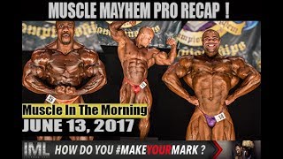Download Lagu MUSCLE MAYHEM PRO RECAP!- Muscle In The Morning June 13, 2017 Thumbnail