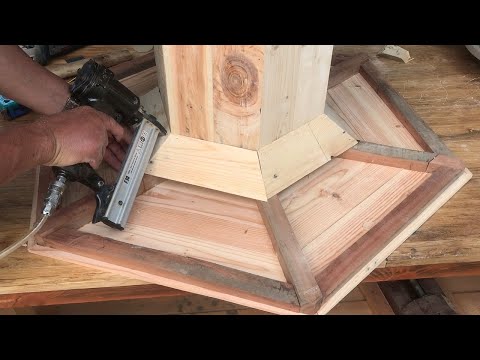 Amazing Ideas From Old Wooden Pallets // Build A Extremely Beautiful And Sturdy Outdoor Tea Table!
