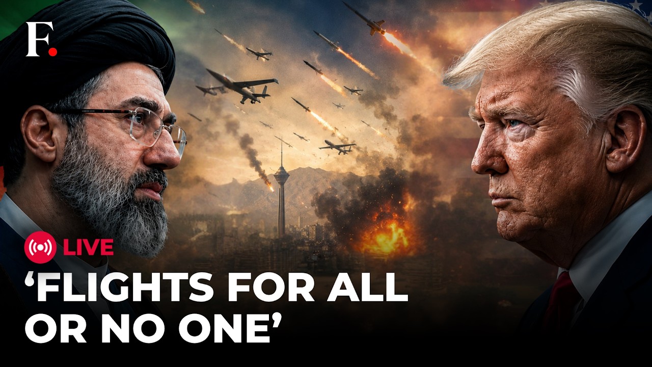 US IRAN WAR LIVE: ‘Flights for All or No One’ Mojatab Khamenei's Aide Issues Threat