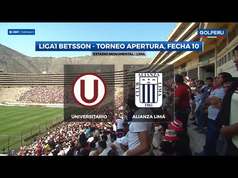 Universitario 1 - Alianza Lima 4 | Apertura 2022 (Fecha 10) | Partido Completo