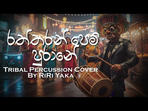 Raththaran Pem Purane | රත්තරන් පෙම් පුරානේ | H. R. Jothipala | Tribal Percussion Cover by RiRi Yaka