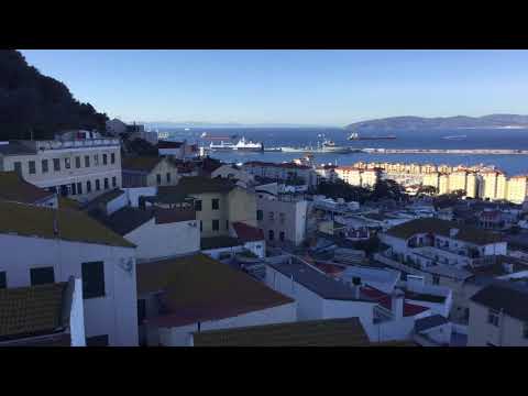 HMS Queen Elizabeth's maiden visit Gibraltar 9-2-18