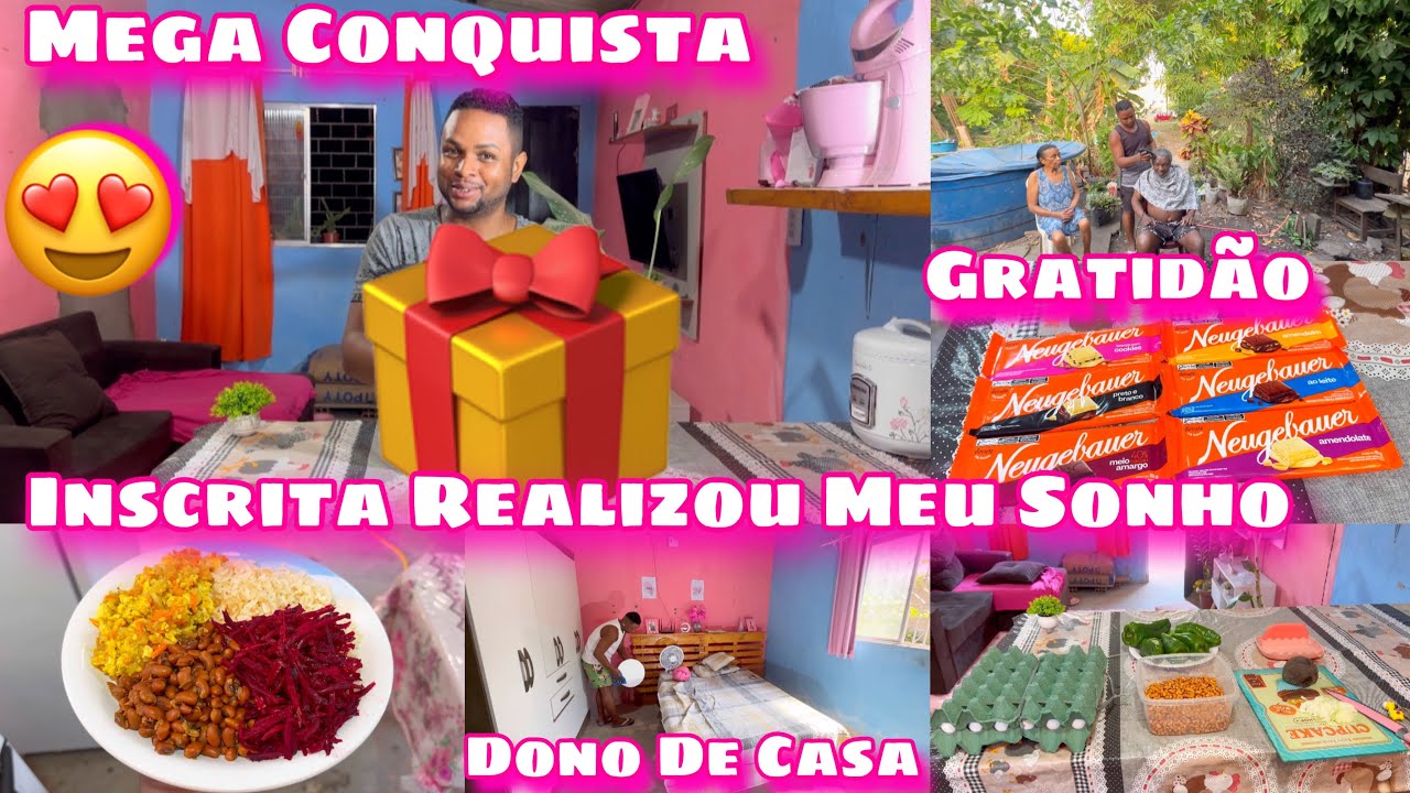 INSCRITA REALIZOU MEU SONHO/CHEGOU MEGA CONQUISTA PARA NOSSA CASINHA/FIQUEI MUITO FELIZ/ALMOÇO TOP