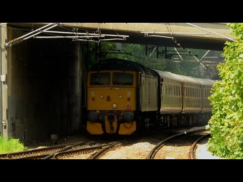 47593 + 47853  at Shipley  on 29/05/2021 with the Settle & Carlisle Circular
