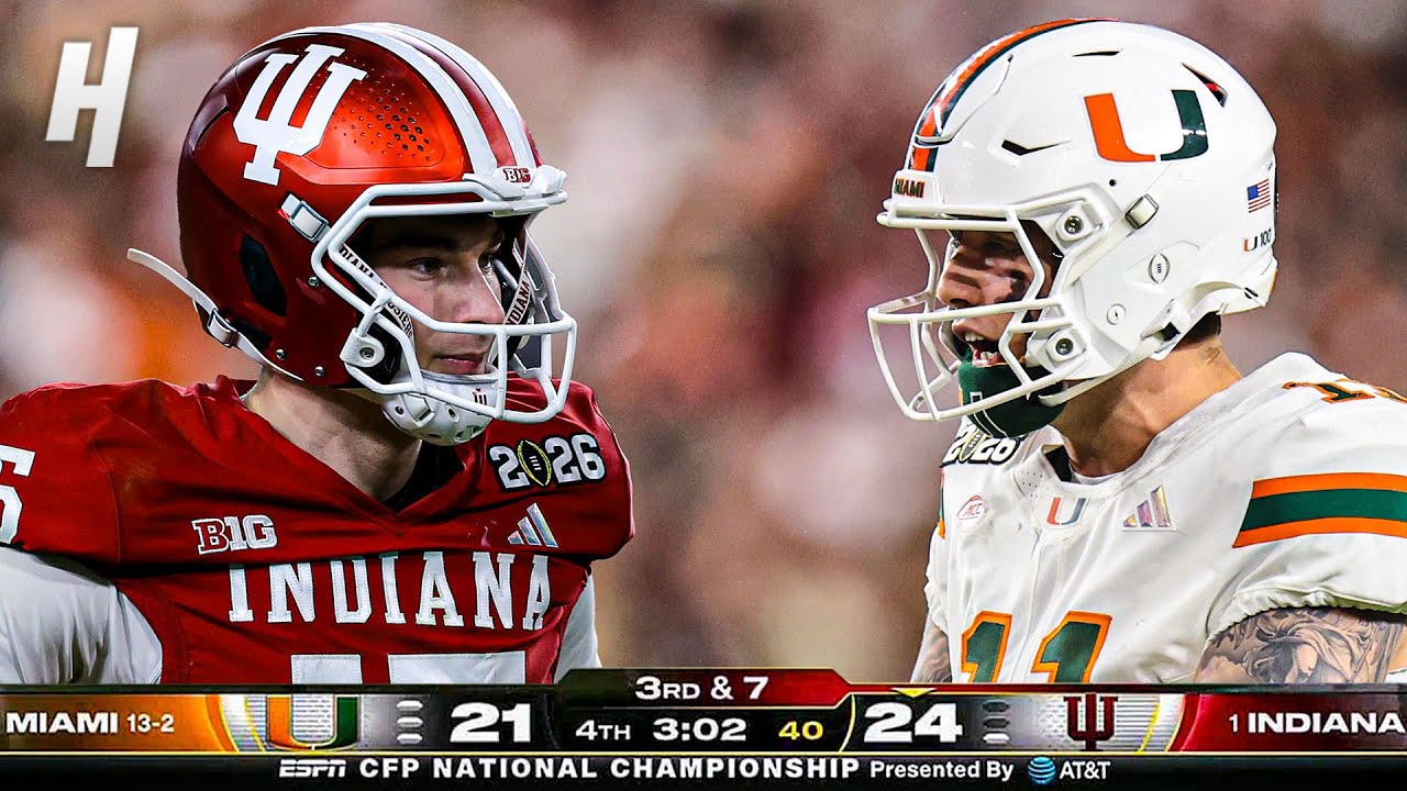 FINAL 3 MINUTES 😱 Miami vs Indiana | National Championship ENDING