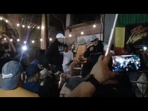 Aczino vs woody batalla de exibición freestyle en Panamá