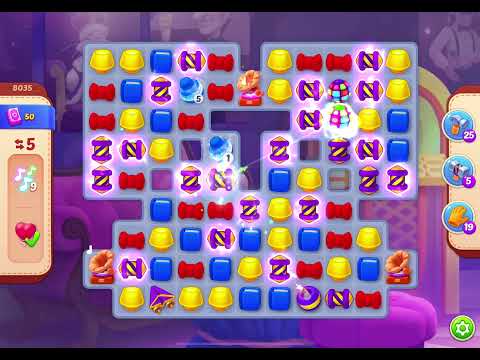 HomeScapes Level 8035 no boosters (17 moves)