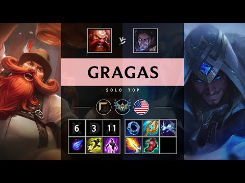 Gragas Top vs Sylas - NA Challenger Patch 25.17