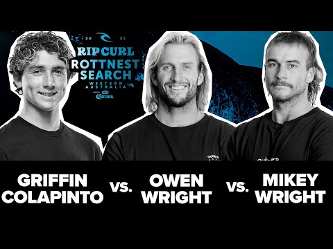 Griffin Colapinto / Owen Wright / Mikey Wright HEAT REPLAY Rip Curl Rottnest Search Seeding Round
