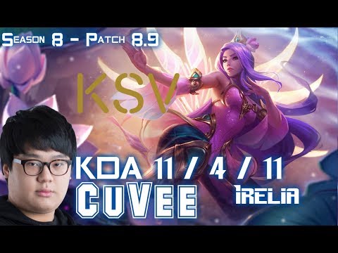 KSV CuVee IRELIA vs SION Top - Patch 8.9 KR Ranked