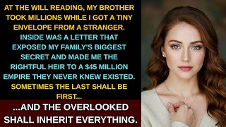 At the Will Reading, My Brother Took Millions — Until a Stranger’s Envelope Shifted Everything to Me