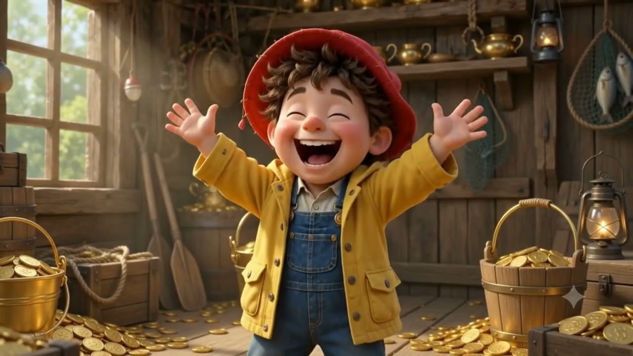 The Advanture of The Boy and the Magical Fish #trending #kidstory  #shorts