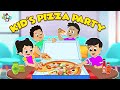 Kids Pizza Party | Yummy  Pizza | Animated Stories | English Cartoon | Moral Stories | PunToon Kids