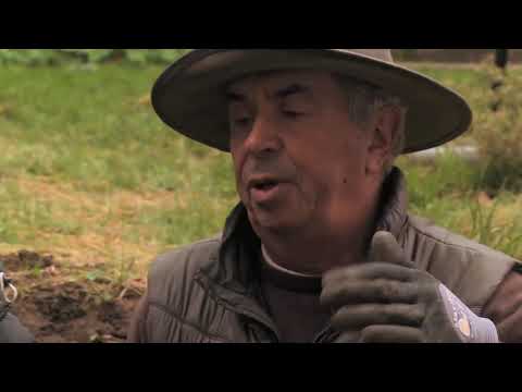 Claude et Lydia Bourguignon analysent le sol du Jardin d'émerveille