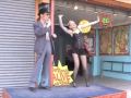 Professor Sprocket And Kryssy Kocktail Bally At Coney Island Sideshow May 2009