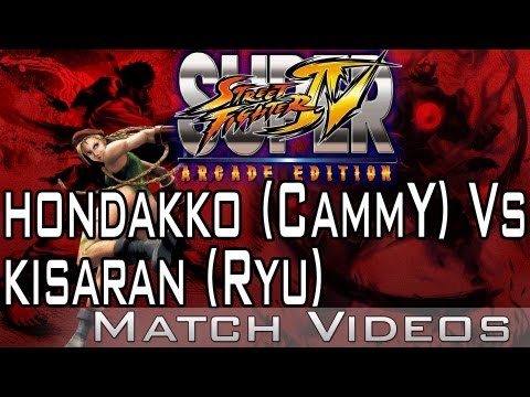 hondakko (Cammy) Vs kisaran (Ryu) SSF4 AE 2012 Match Video HD Super Street Fighter 4
