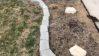 preview picture of video 'Laying Landscaping Bricks & Landscaping Gravel For Home Flower Bed'