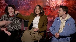STRANGER THINGS 3 interviews - Wolfhard, Brown, Schnapp, Keery, Matarazzo, Montgomery, Sink, Duffer