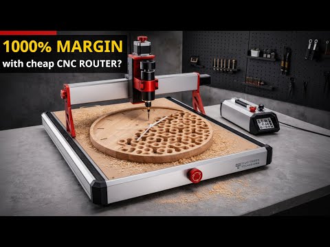 Luxury Wood Products from a Cheap CNC for Shopify – Real Costs & Profit - TWO TREES TTC450 Ultra
