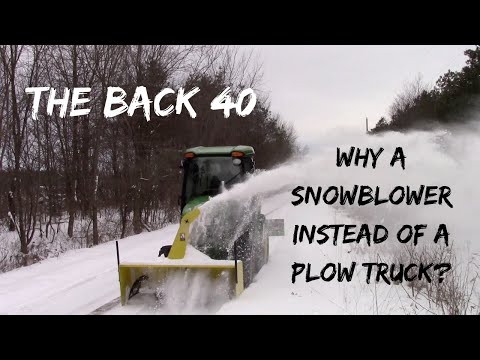 Why a Snowblower Instead of a Plow Truck?