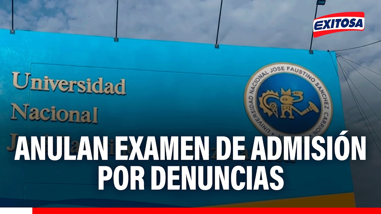 🔴🔵 UNJFSC de Huacho enfrenta acusaciones por presuntas irregularidades en su examen de admisión