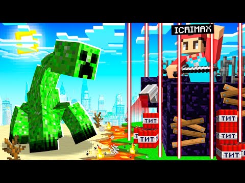 MUTANT CREEPER VS SICHERSTES OP HAUS in Minecraft (mit iCrimax)