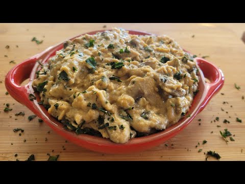 VEGAN MUSHROOM OATMEAL RISOTTO - READY IN JUST MINUTES! (You'll Want To Eat This ALL THE TIME)