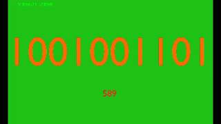 Numbers 1-1000 (Binary)