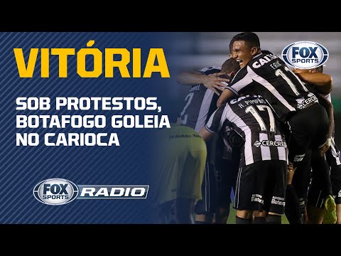 SOB PROTESTOS, BOTAFOGO GOLEIA NO CARIOCA!