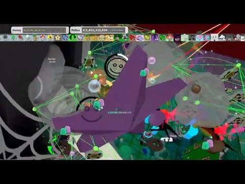 Bee Swarm Simulator 11QD Spider Boost Clip: 1.54QD Gummy Star, 5.4qd in 1 minute