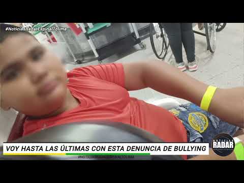 Como ! Niño fue hospitalizado por bullying en El Espinal Tolima.