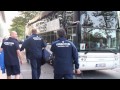 videó: Vidi szurkolók biztatták a csapatot Genkben a meccs előtt