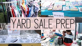 GARAGE SALE PREP | HOW TO HAVE A SUCCESSFUL YARD SALE